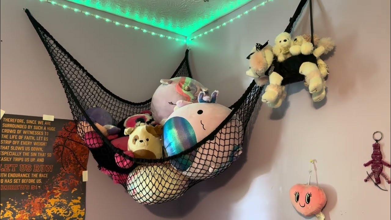 Boho Stuffed Animals Net Hammock Storage Corner Hanging Net - Temu