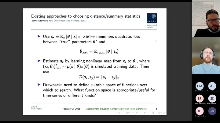 Joel Dyer: Approximate Bayesian Computation with Path Signatures