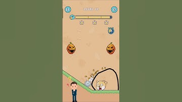 Doge Rescue Draw To Save Level 12 || ‎⁨@NextShubhamYT⁩  ‎⁨@TotalGaming093⁩  #short #braintestgame