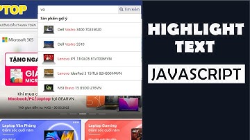 Highlight Searched Text Javascript