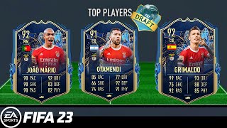 FIFA 23: 3 TOTS BENFICA PLAYERS BOOST CHEMISTRY IN FUT DRAFT - FUT23