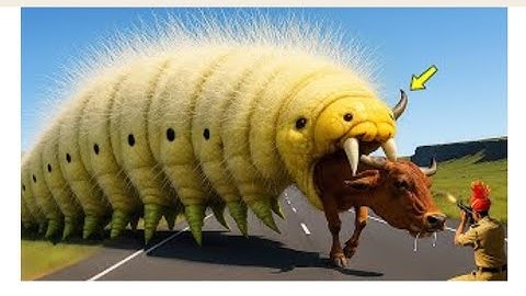 Heroic Rescue Team Saves Greedy Cow from Giant Bug Terrifying Attack