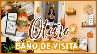 🍁IDEAS PARA DECORAR UN BAñO PEQUEÑO | OTOÑO 2021 , DECORA TU BAñO DE VISITA