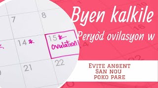 Kijan pou w konn kilè wap ovuler! Cycle menstruel part 2