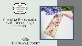 Creating Bookmarks with Decoupage Scraps screenshot 3