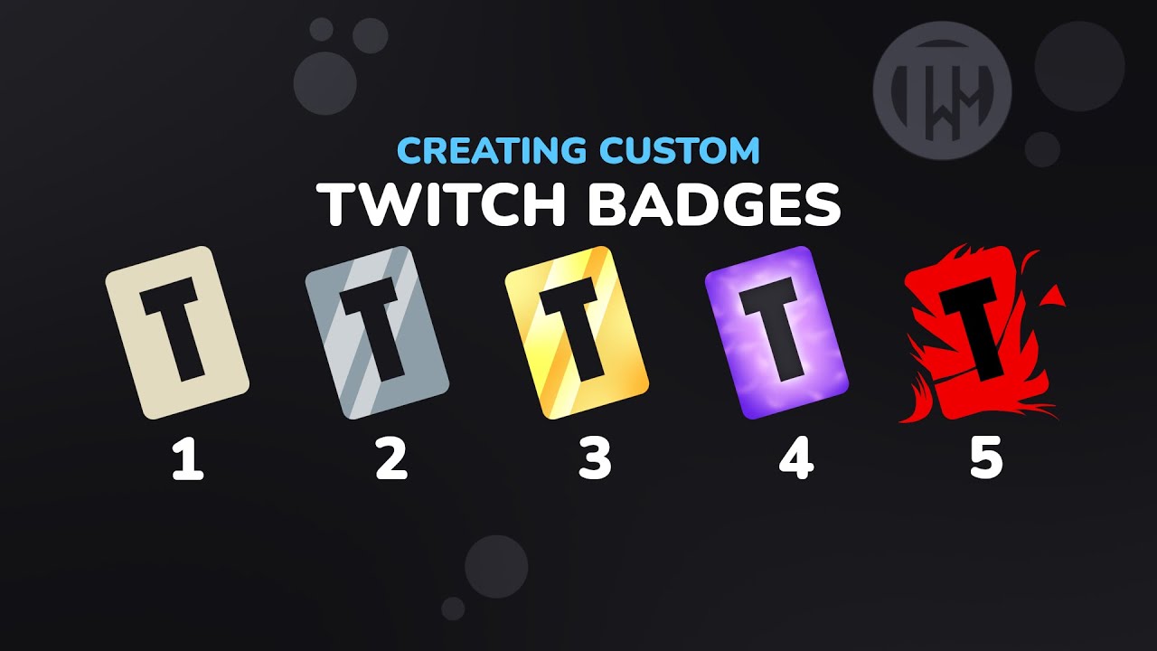 How to create SIMPLE Twitch sub badges /  Gaming badges