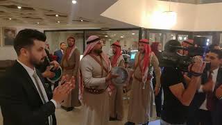 زفة عرسان أردنية Jordanian wedding( فرقة ديرتنا dertna band)