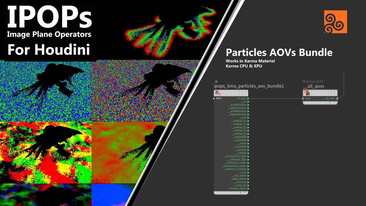 Houdini - Karma Material Particles AOV for Karma CPU & XPU - IPOPs ...