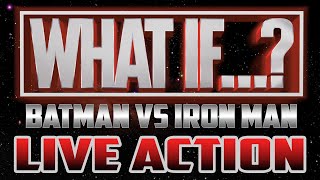 DC MARVEL Crossover - LIVE ACTION What If Ft. BATMAN vs IRONMAN #shorts