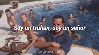 Video voorbeeld van "Soy Un Truhan Soy Un Señor (letras) • Julio Iglesias"