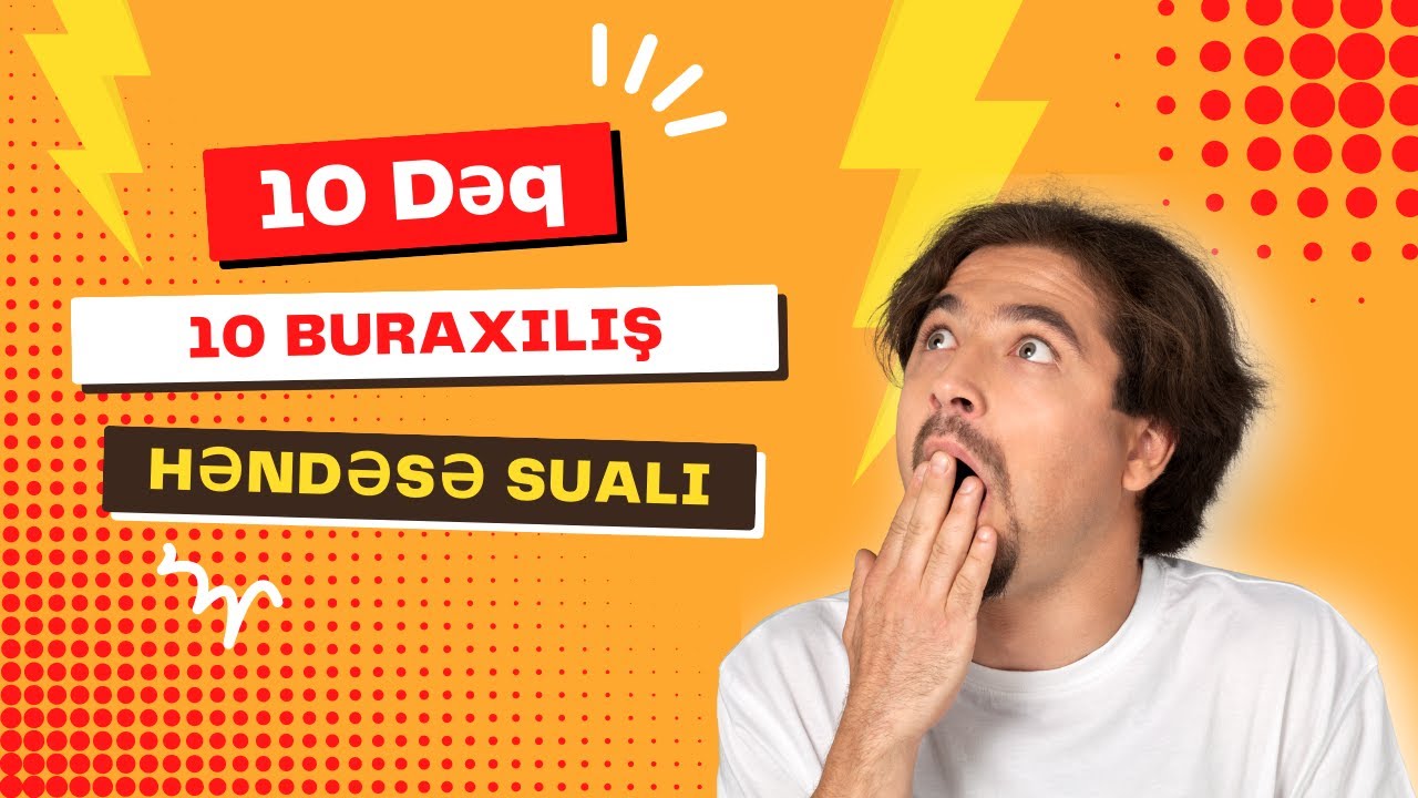 9 cu sinif buraxılış Riyaziyyat: 10 dəqiqədə 10 Həndəsə sualı - Dim(9)
