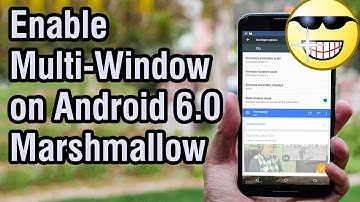 HOW TO ENABLE HIDDEN MULTI WINDOW FEATURE IN MARSHMALLOW/CM13/6.0 ROMS