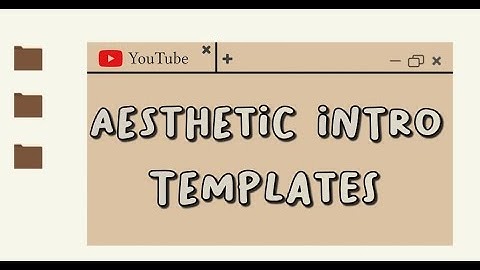 Aesthetic computer intro templates♥ *no credits needed* | o e l l i e