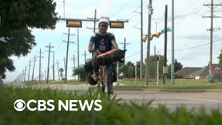 Man bikes from Pittsburgh to Dallas to watch his home team's World Cup match