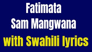Sam Mangwana -Fatimata translated in Kiswahili