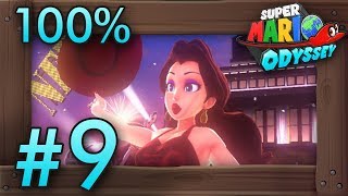 Super Mario Odyssey 100% Walkthrough Part 9 Metro Kingdom All Moons & Coins Switch Gameplay