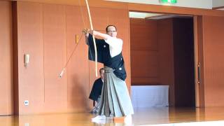 【弓道_2】 2012,12,2 臨時中央審査 矢渡 範士九段 吉本清信先生 【kyudo】