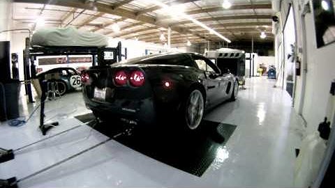 Corvette Z06 with Supercharged HPE700 - Chassis Dyno Testing