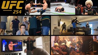 Epic Fan Reactions to Khabib's Win and Retirement at UFC 254
