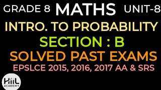 Grade 8 Maths | Unit 8 Past Exam Questions (2015–2017 EC) | Probability