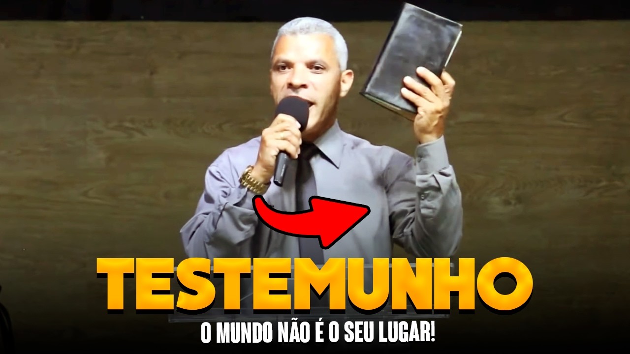 É DE ARREPIAR O TESTEMUNHO PASTOR! O MUNDO É O SEU LUGAR!