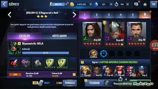 Marvel Future Fight Clearing stage 12-1 with Winter Soldier