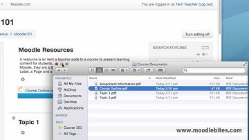 The Moodle File Resource