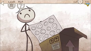 Troll Face Quest Unlucky Level 1 - Walkthrough