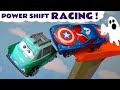 Hot Wheels Spooky Halloween Knockout Racing with Cars McQueen and Marvel Avengers TT4U