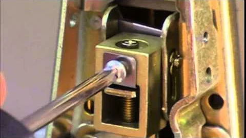 Concealed Vertical Rod Exit Device Adjustment