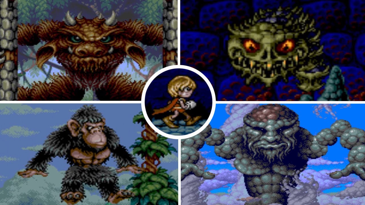 Game n°216 - The Misadventure of Flink ( Megadrive ) All bosses