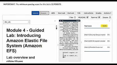 AWS Module 4 Guided lab (15/15) | Introducing Amazon Elastic File system | AWS SAA | ALX
