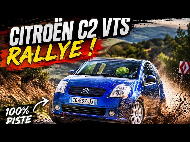 JE TEST UNE C2 VTS ￼ transformé en rallye! 😱