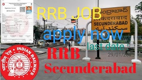Rrb job how to apply video || #rrb #secunderabad #job #application #video || ts & ap any to apply