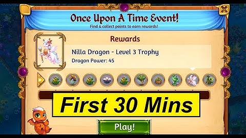 Merge Dragons Once Upon A Time Event - First 30 Mins Gameplay