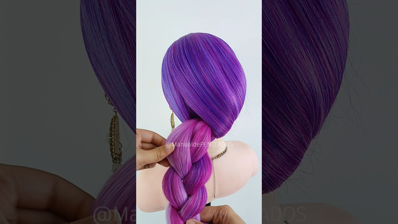 Easy hairstyle for girls 🎀 #braids #beauty #hair #viral #hairstyles