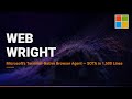 Microsoft Webwright — Browser Agents Get a Terminal, Beat SOTA in 1,500 Lines