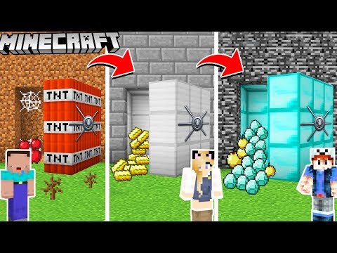 SEKRETNY SKARBIEC OD NOOB DO PRO W MINECRAFT! | Vito vs Bella vs Noob