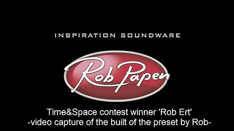 Rob Papen BLUE II Time+Space Contest Preset 02