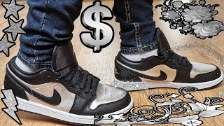 Jordan\u200b 1\u200b Low SE BLACK\u200b METALLIC\u200b SILVER (W) / UNBOX\u200b \u0026\u200b ON\u200b FEET\u200b/ EP.122  - YouTube