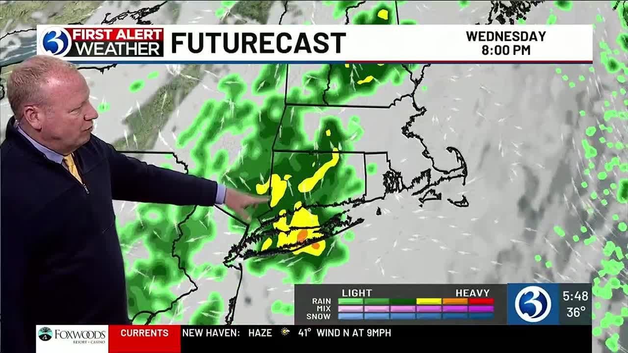 FORECAST: A First Alert for Thursday for rain - YouTube