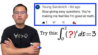 so you want a VERY HARD math question?!