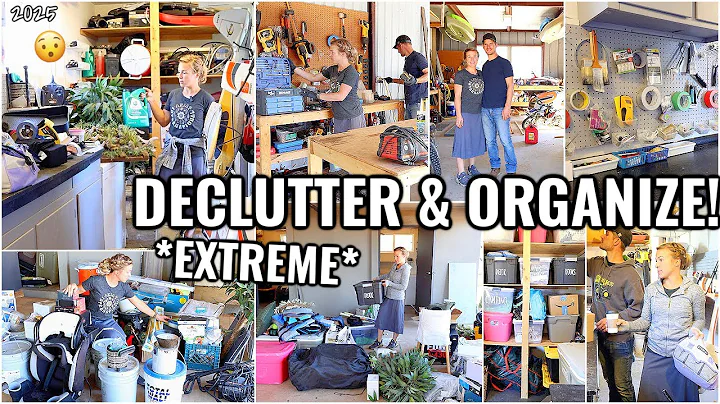 EXTREME DECLUTTER & ORGANIZE!!😅 CLEAN WITH ME | DECLUTTERING AND ORGANIZING MOTIVATION 2025