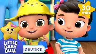 Mia bastelt Max ein Feuerwehrauto | Kinderlieder | Little Baby Bum | Moonbug Kids Deutsch