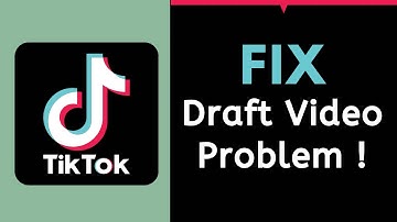 Fix! TikTok Draft Video Problem !!