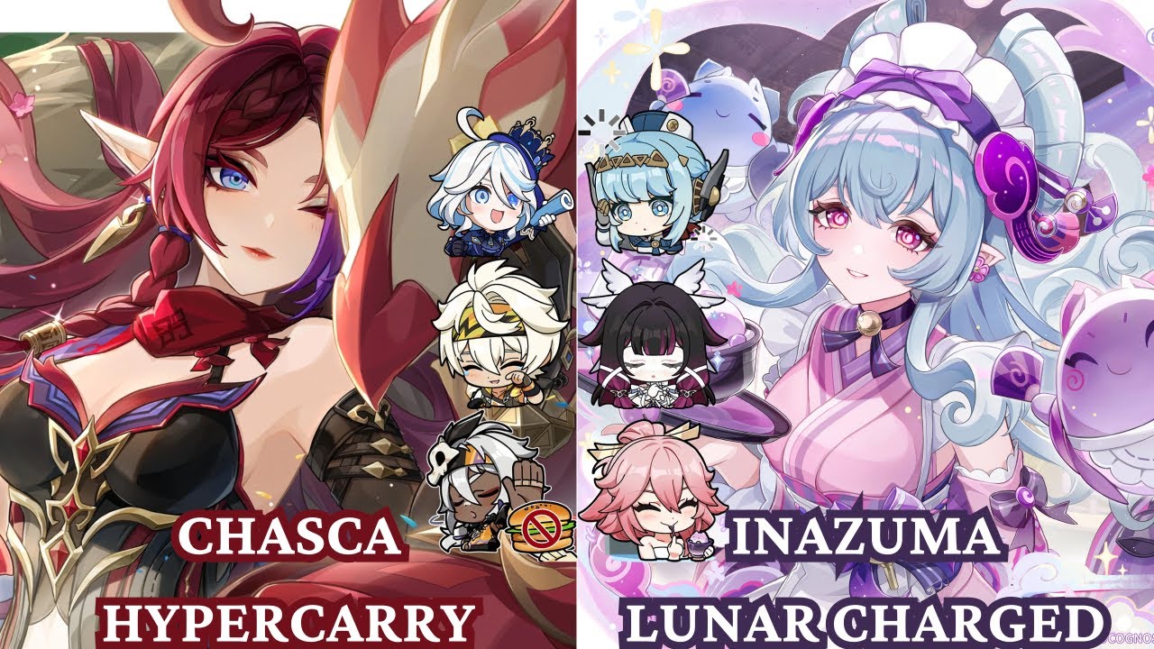 CHASCA Hypercarry & INAZUMA Lunar Charged (MIZUKI & YAE MIKO) | La Hoàn Luna IV