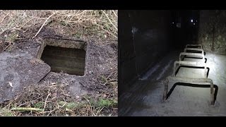 Secret forest door opened ,, and underground bunker.