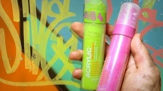German Montana Acrylic Paint Marker Surface Test and Review