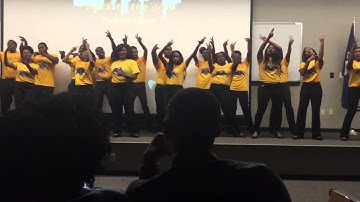 Phi Beta Lambda - Alpha Chi Chapter Talent Show 2015- Greek Alphabet