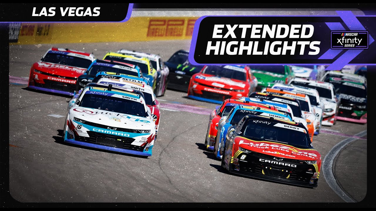 First-time Xfinity Series winner hits the jackpot at Las Vegas | Extended Highlights